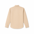 Beige Cotton Linen Relaxed Shirt