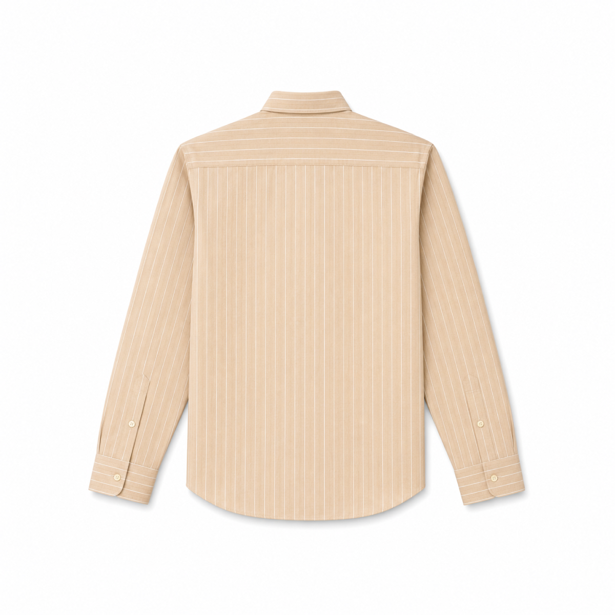 Beige Cotton Linen Relaxed Shirt