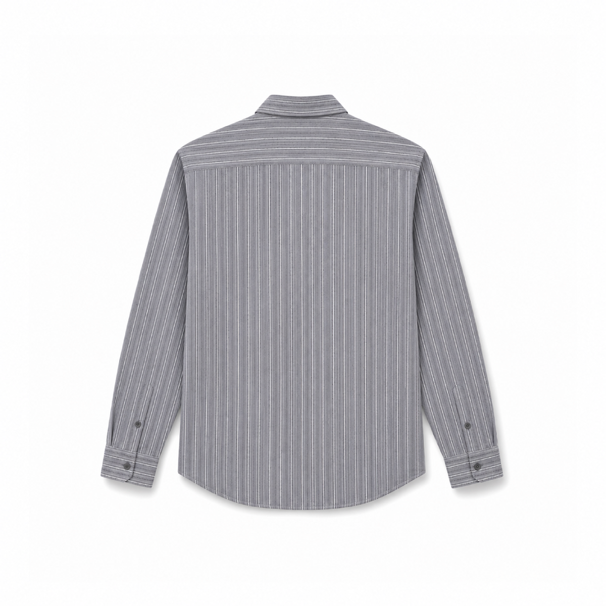 Grey Cotton Linen Relaxed Shirt