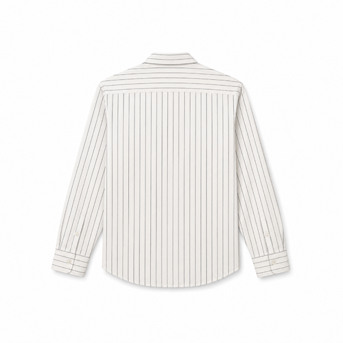 White Cotton Linen Relaxed Shirt