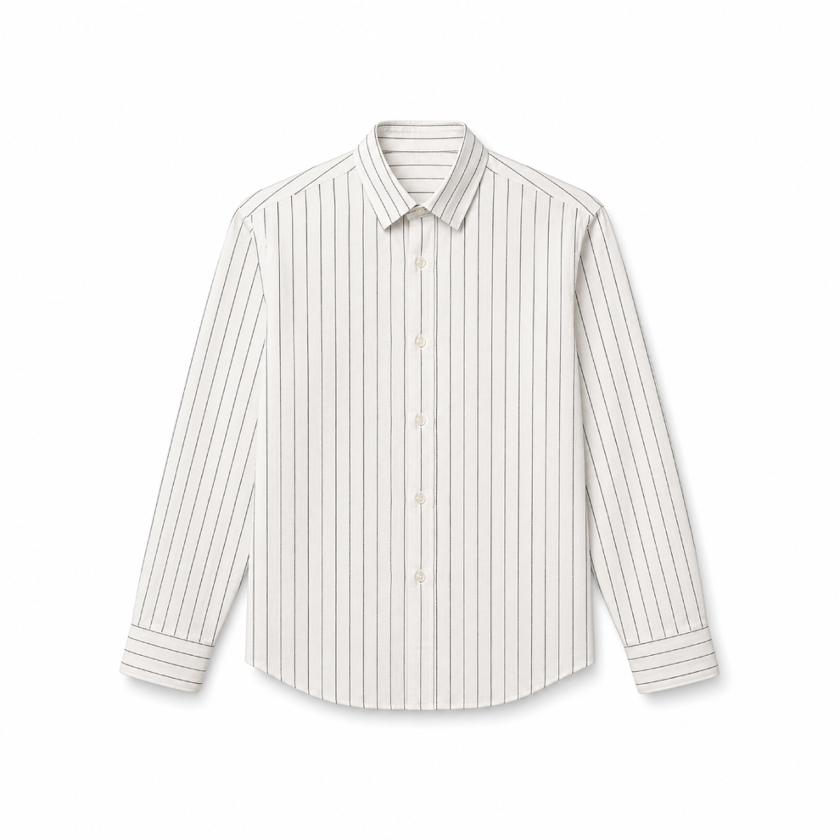 White Cotton Linen Relaxed Shirt